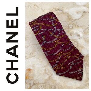 Chanel 100% Silk Tie